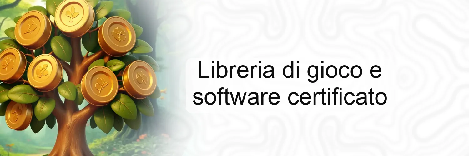 Libreria di gioco e software certificato Libreria di gioco e software certificato